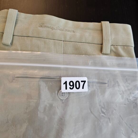 Tommy Bahama Relax Mens Silk Pleated Straight Pants Size 38 X 30 Casual Trousers - Picture 11 of 11